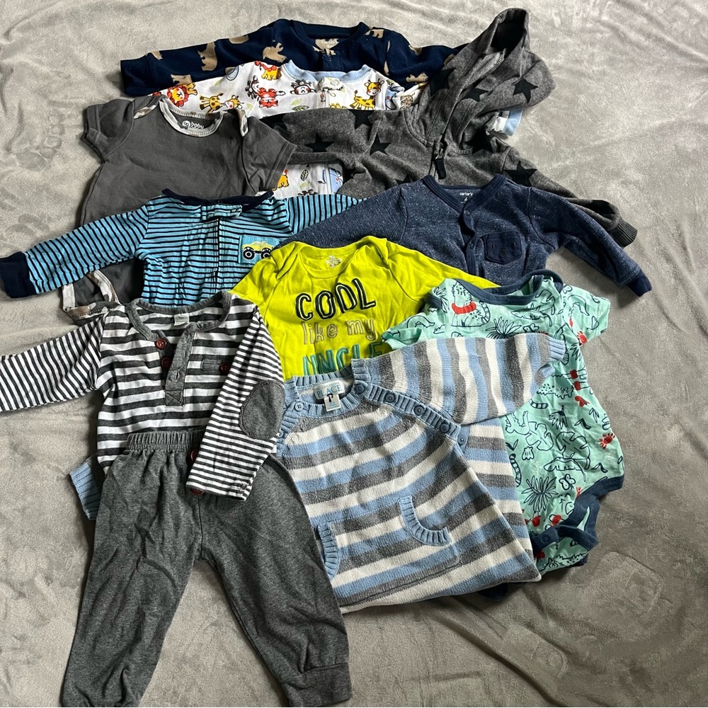 50 piece 0-6 months Baby Lot